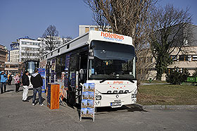 Hotelbus je připraven, račte přijít, veletrh Dovolená a region 2014 v Ostravě