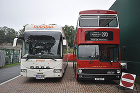 Myslím, že jim to spolu sluší, Muzeum autobusů v Londýně, září 2014