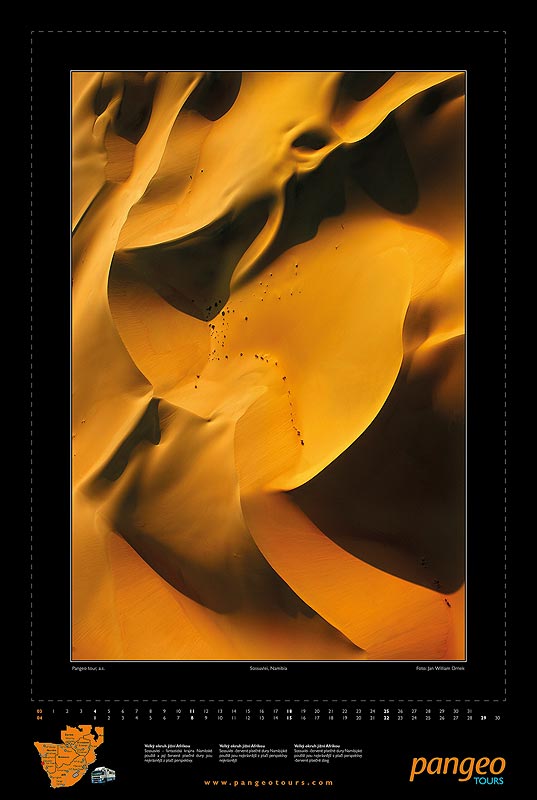 PANGEO-TOURS - Wandkalender 2012, Sossusvlei (Namibia), März-April