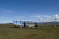 Hotelbus a ledovce jižního Islandu