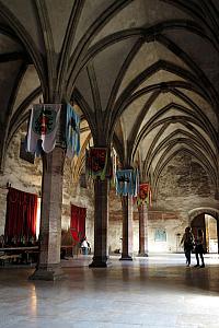 Hunedoara - interiéry nejhezčího gotického hradu Rumunska