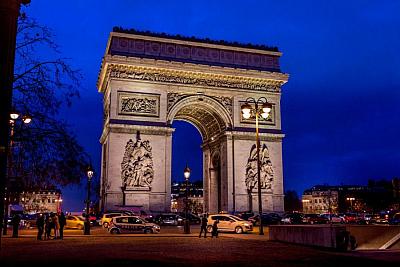 Paříž Vítěžný oblouk