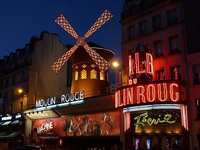 Moulin Rouge v Paříži