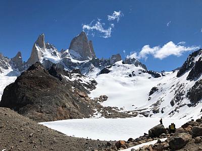 Fitz Roy - takto krásné počasí se podaří opravdu málokdy.