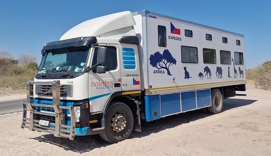 Hotelbus Volvo FM9/16 – AFRIČAN - rekonstrukce 2024